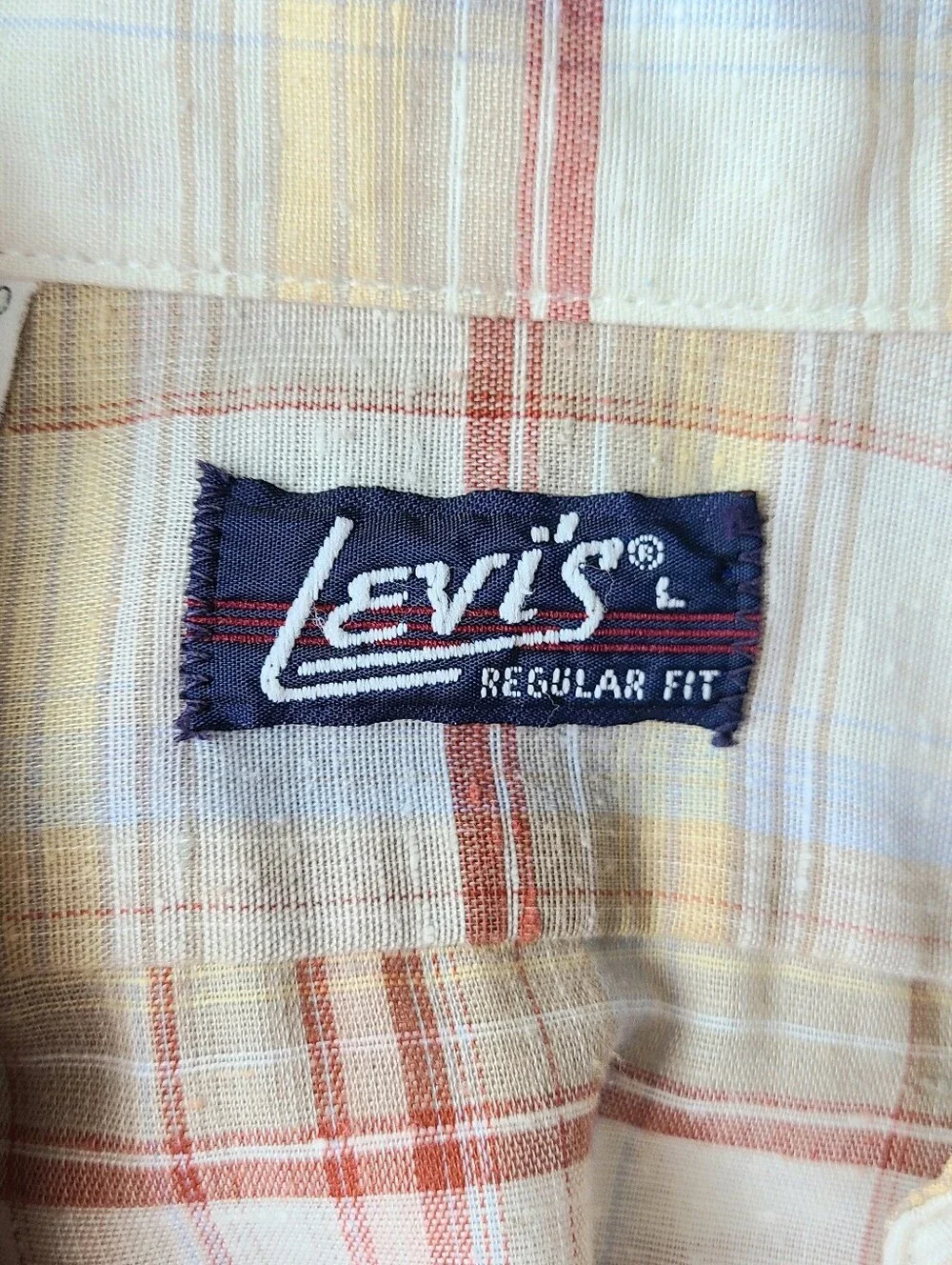 Levi's White Tab 70s Vintage Plaid Western Pearl Snap Shirt